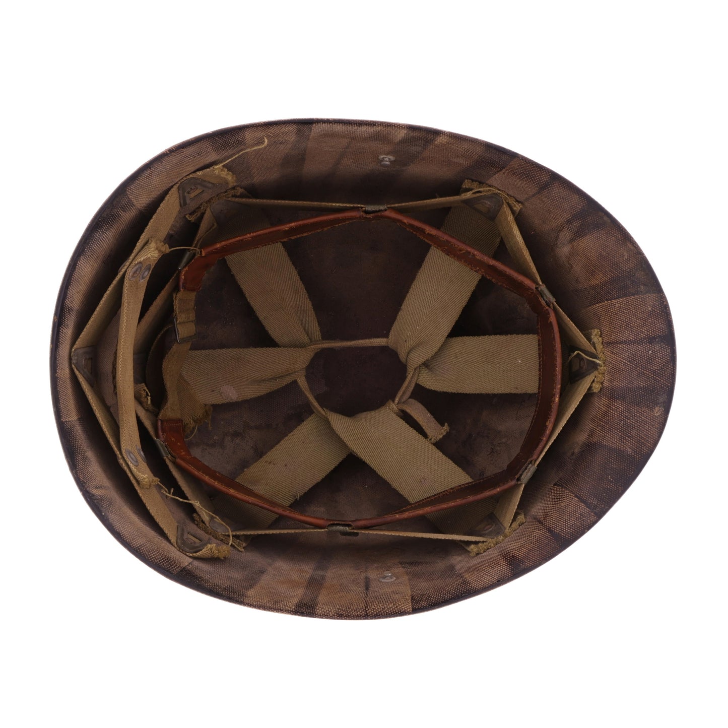 WWII U.S. Inland M-1 Helmet Liner with Headband & Neckband (1943)