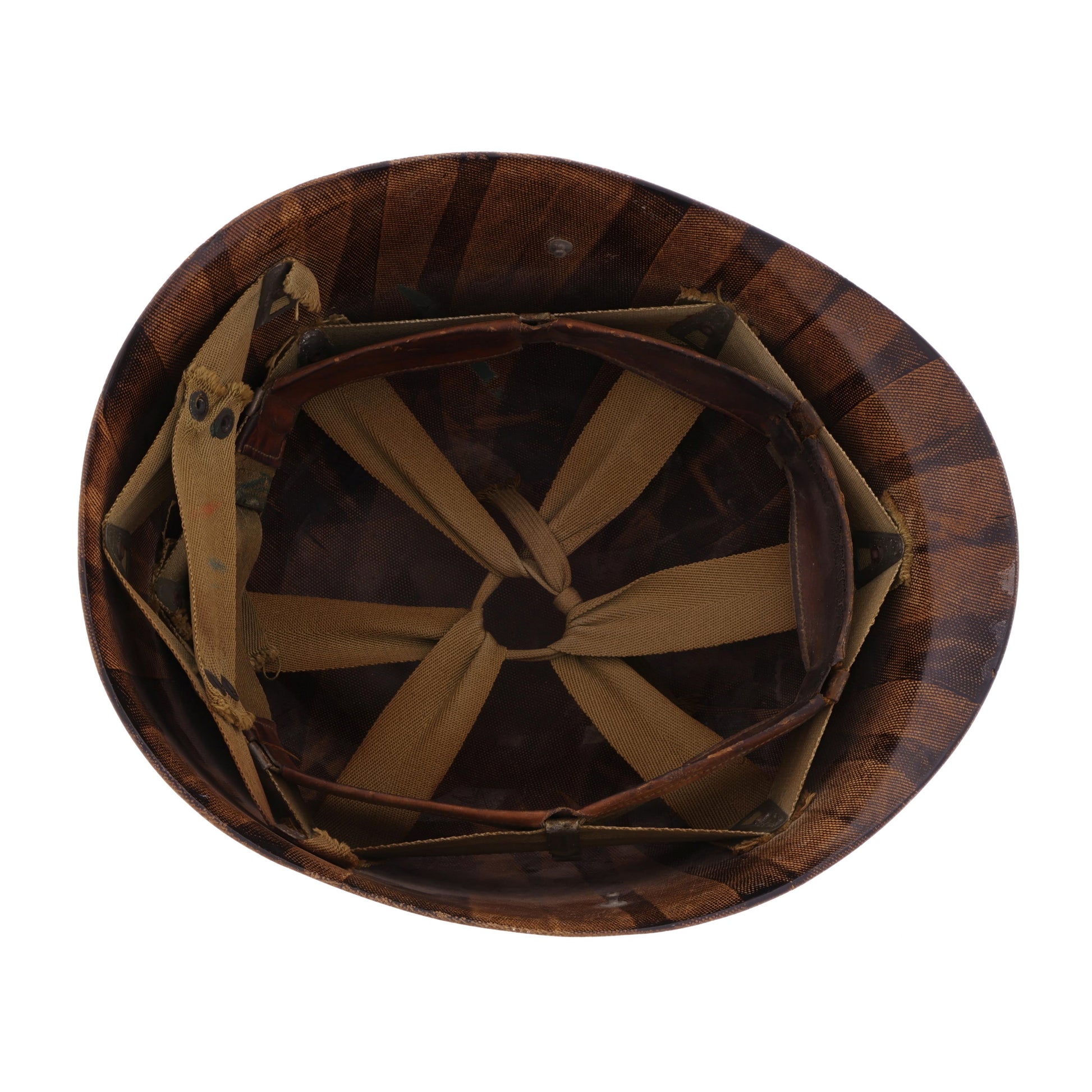 WWII U.S. Inland M-1 Helmet Liner with Headband & Neckband (1943)