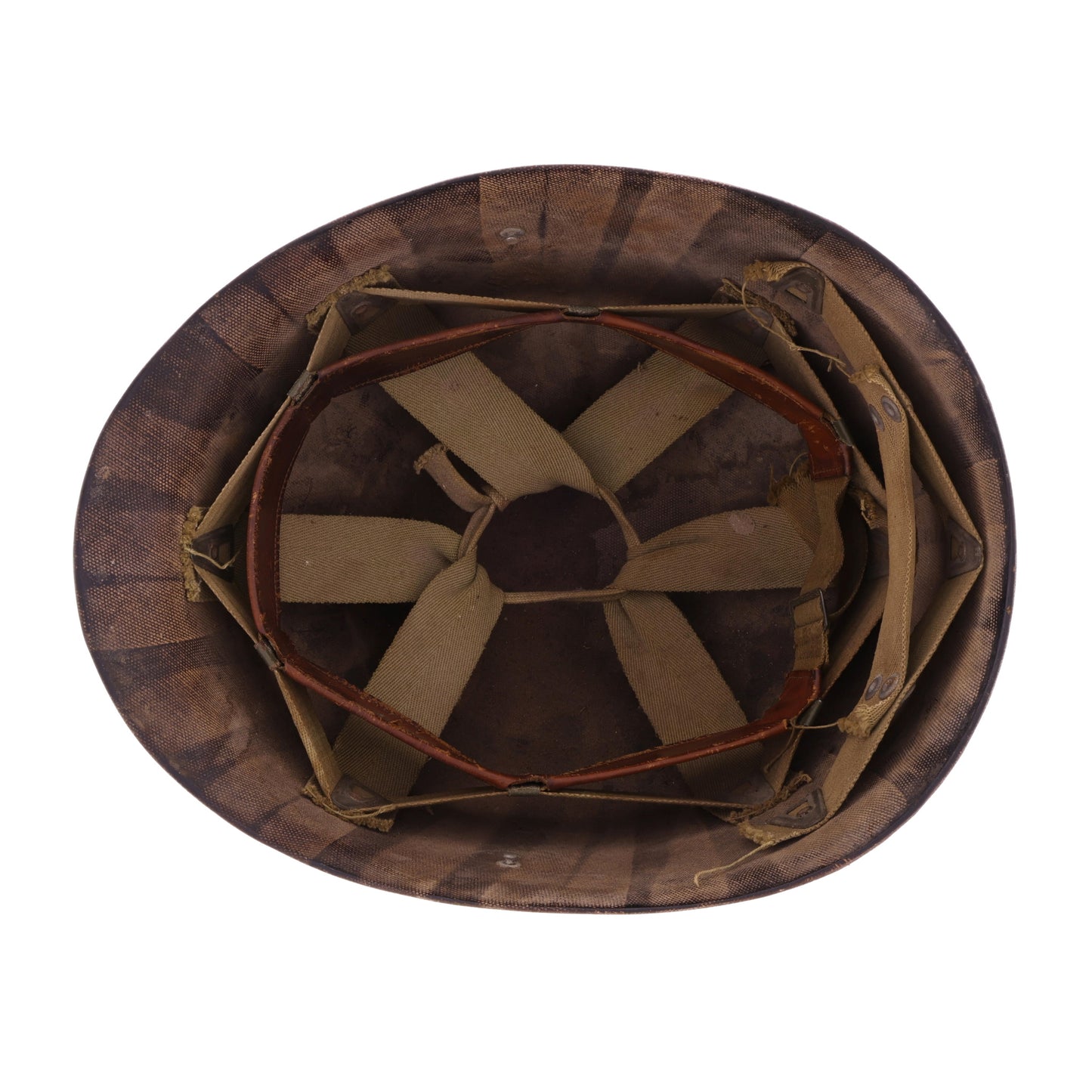 WWII U.S. Inland M-1 Helmet Liner with Headband & Neckband (1943)