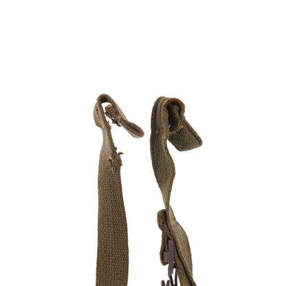 WWII U.S. M-1 Helmet Chinstraps with OD#7 Webbing