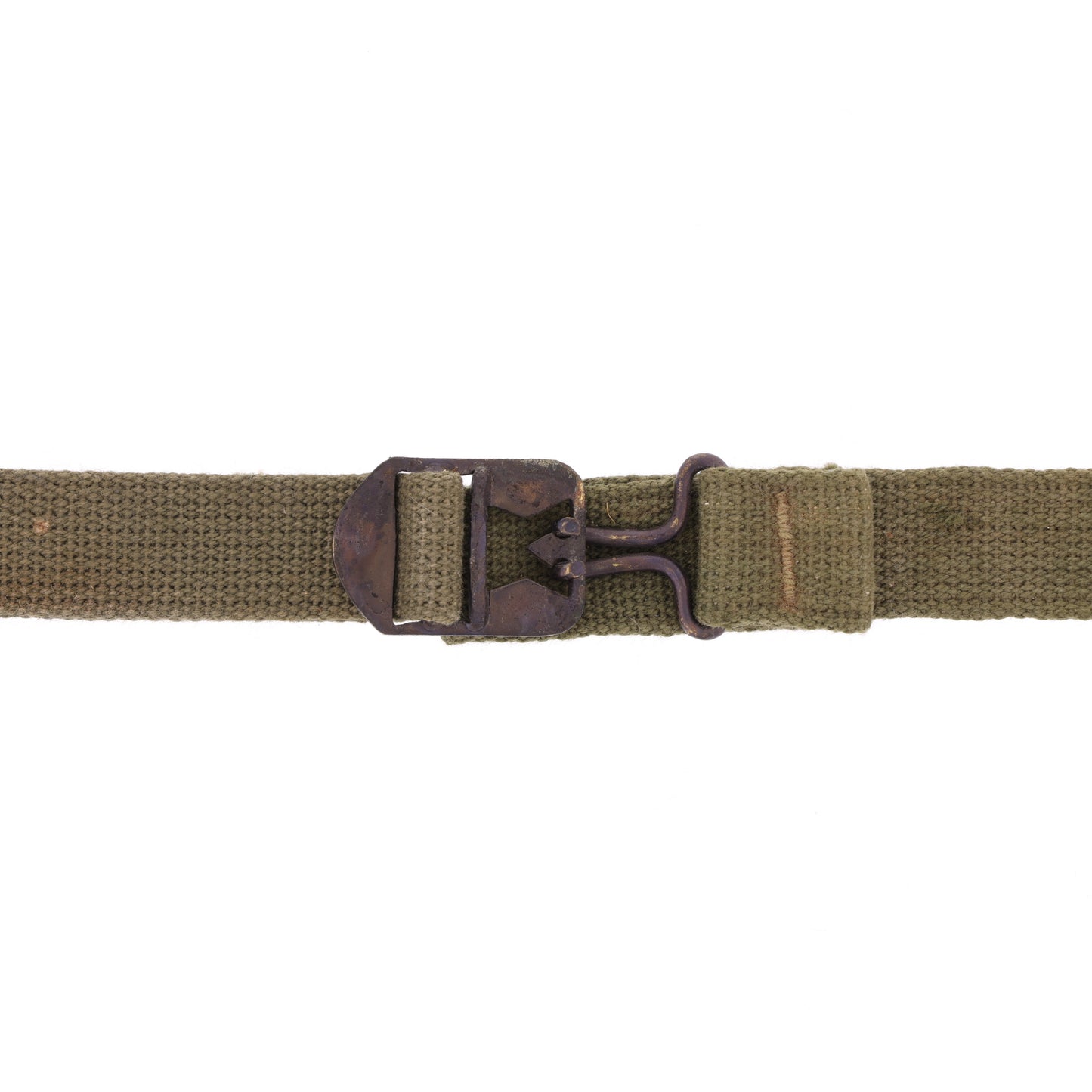 WWII U.S. M-1 Helmet Chinstraps with OD#7 Webbing