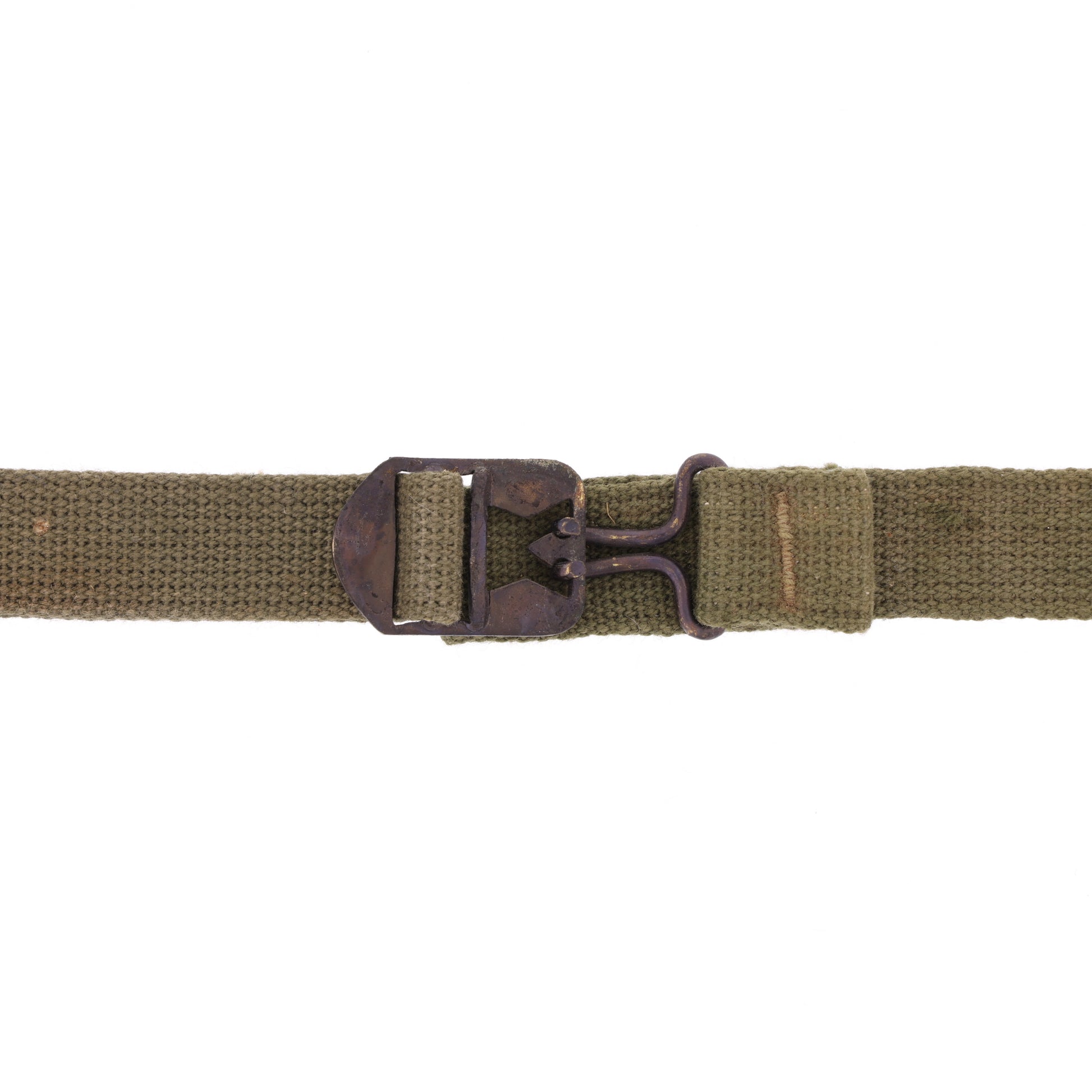 WWII U.S. M-1 Helmet Chinstraps with OD#7 Webbing