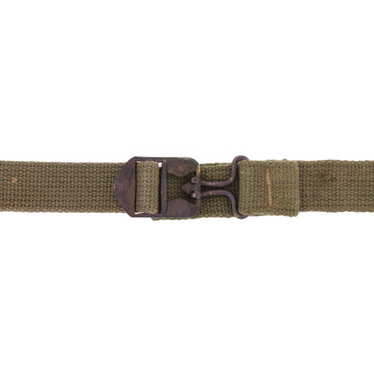 WWII U.S. M-1 Helmet Chinstraps with OD#7 Webbing