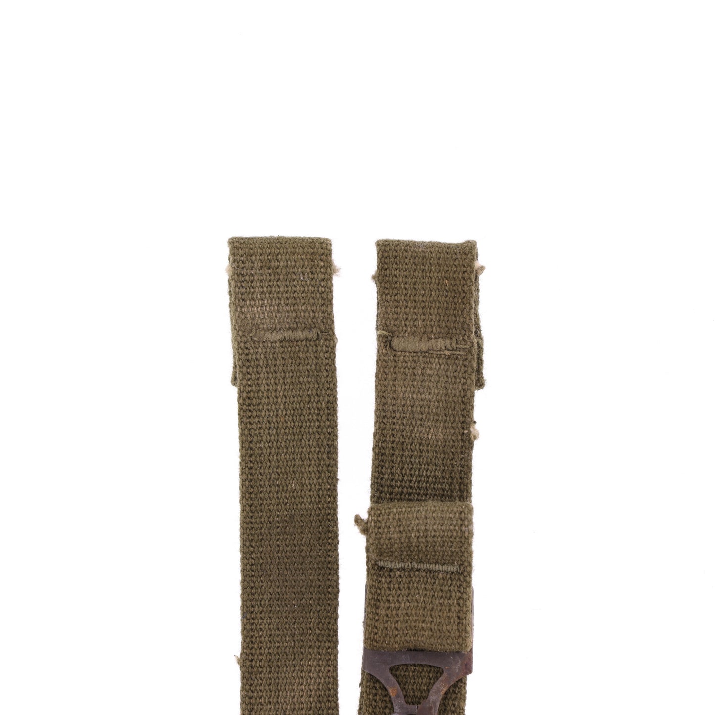 WWII U.S. M-1 Helmet Chinstraps with OD#7 Webbing