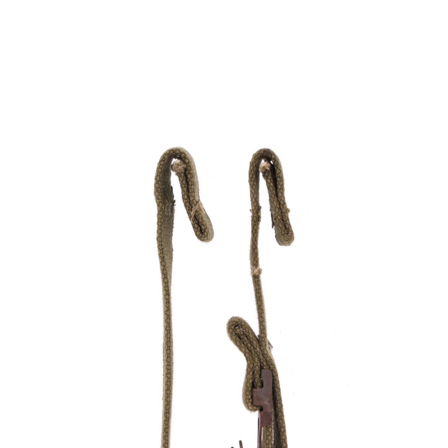 WWII U.S. M-1 Helmet Chinstraps with OD#7 Webbing
