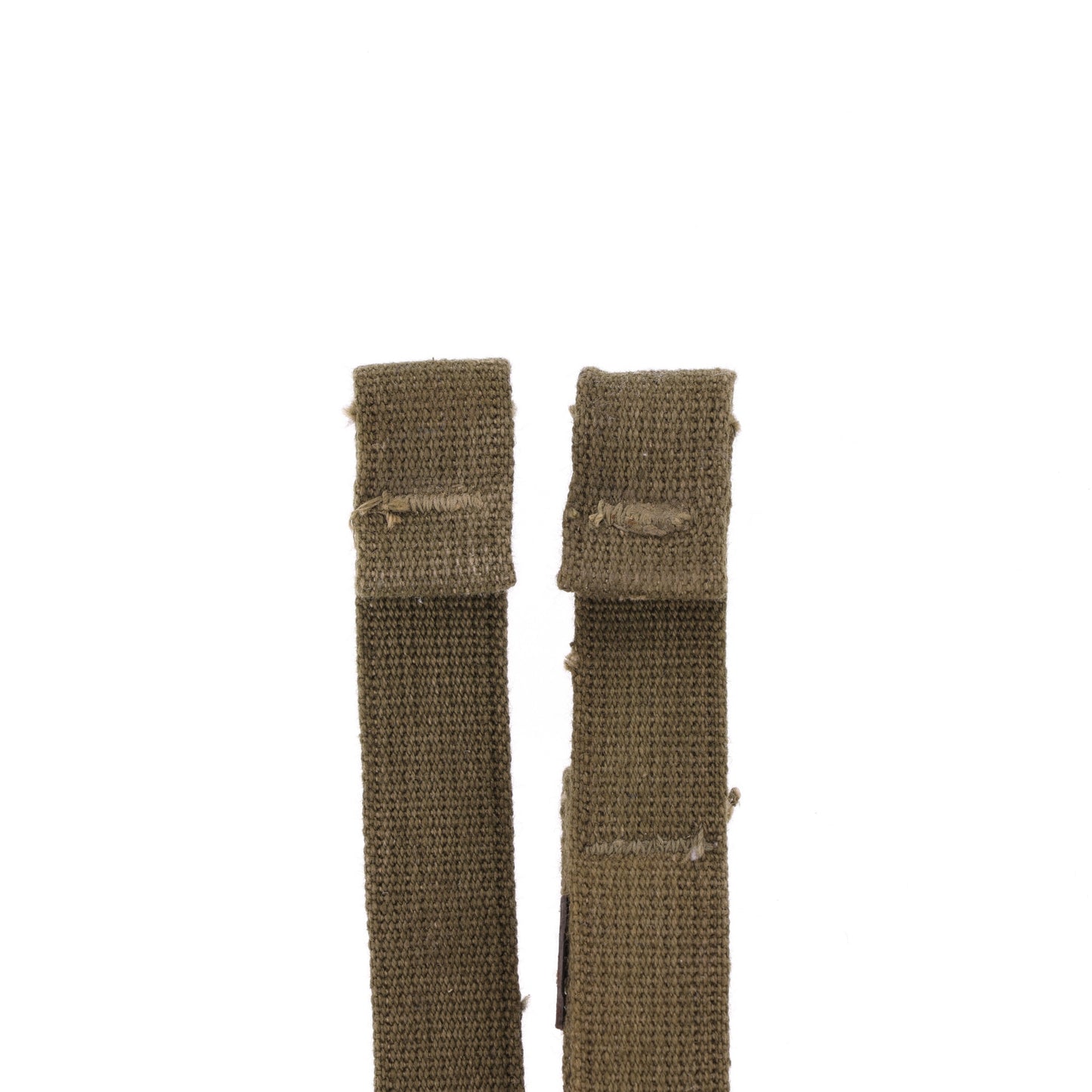 WWII U.S. M-1 Helmet Chinstraps with OD#7 Webbing