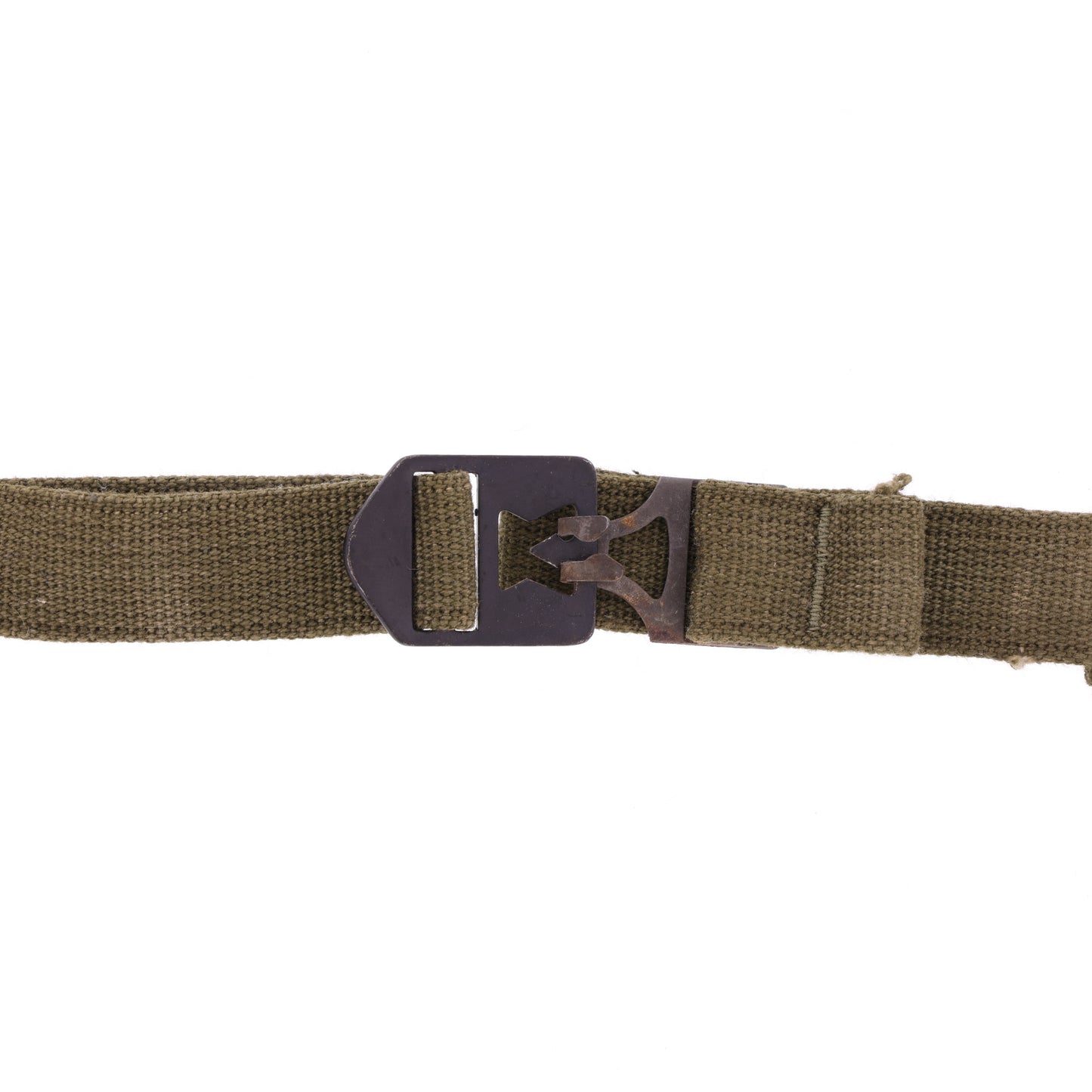 WWII U.S. M-1 Helmet Chinstraps with OD#7 Webbing