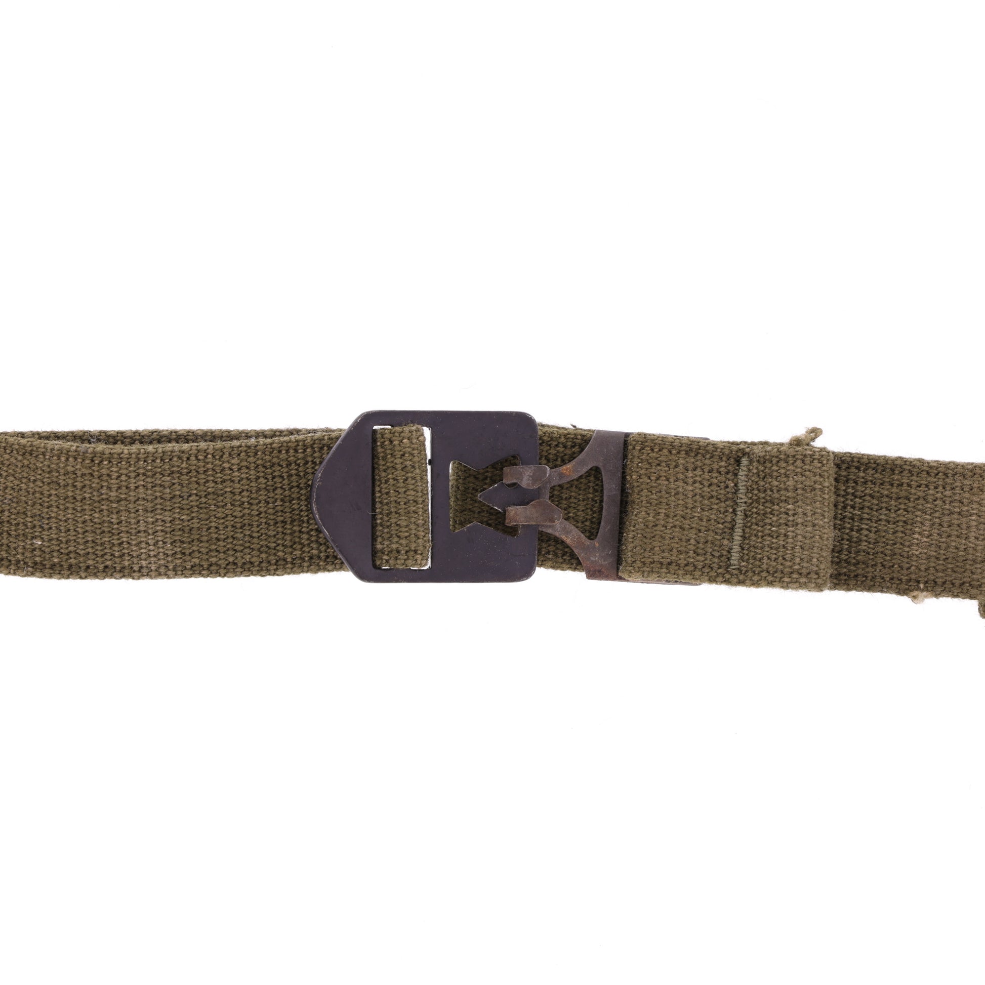 WWII U.S. M-1 Helmet Chinstraps with OD#7 Webbing