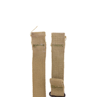 WWII U.S. M-1 Helmet Chinstraps with OD#3 Webbing