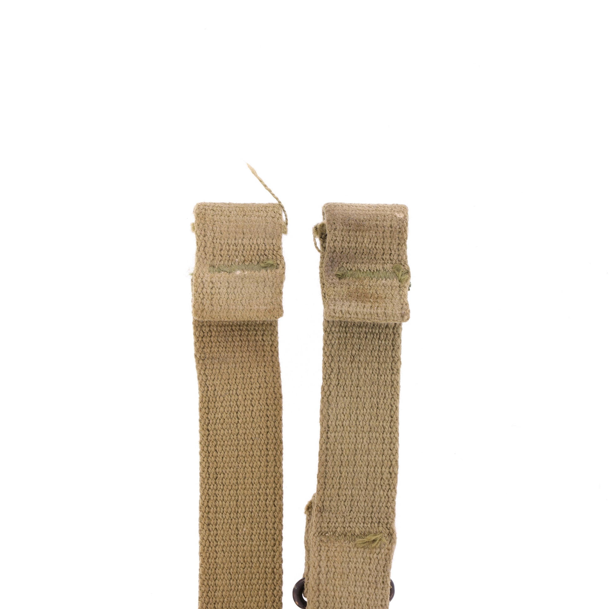 WWII U.S. M-1 Helmet Chinstraps with OD#3 Webbing