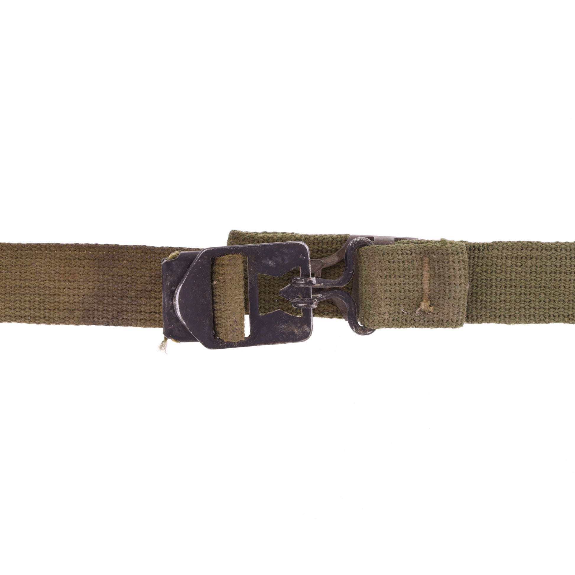 WWII U.S. M-1 Helmet Chinstraps with OD#7 Webbing
