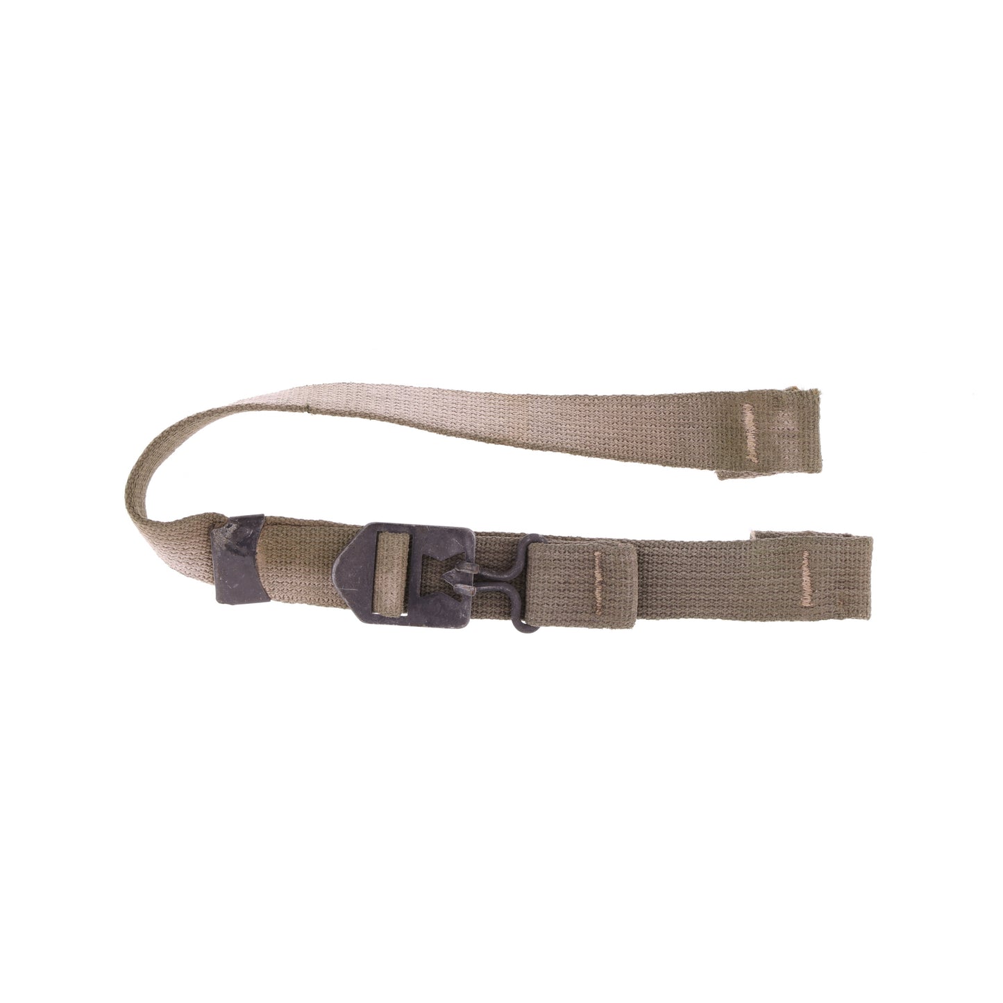 WWII U.S. M-1 Helmet Chinstraps with OD#7 Webbing
