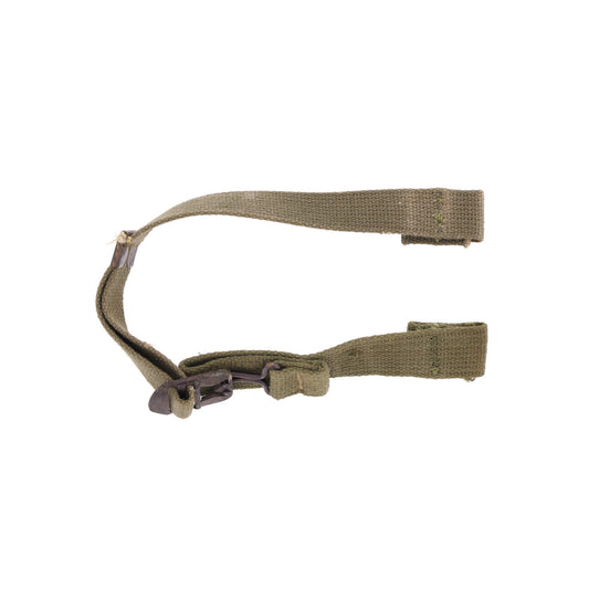 WWII U.S. M-1 Helmet Chinstraps with OD#7 Webbing
