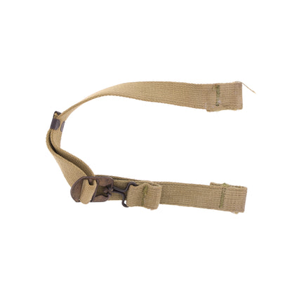 WWII U.S. M-1 Helmet Chinstraps with OD#3 Webbing