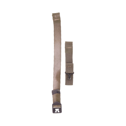 WWII U.S. M-1 Helmet Chinstraps with OD#7 Webbing