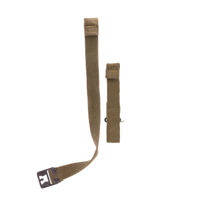 WWII U.S. M-1 Helmet Chinstraps with OD#7 Webbing
