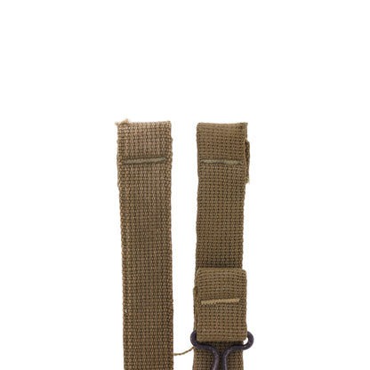 WWII U.S. M-1 Helmet Chinstraps with OD#7 Webbing