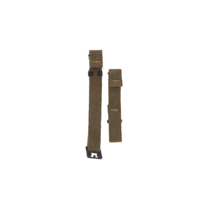 WWII U.S. M-1 Helmet Chinstraps with OD#7 Webbing