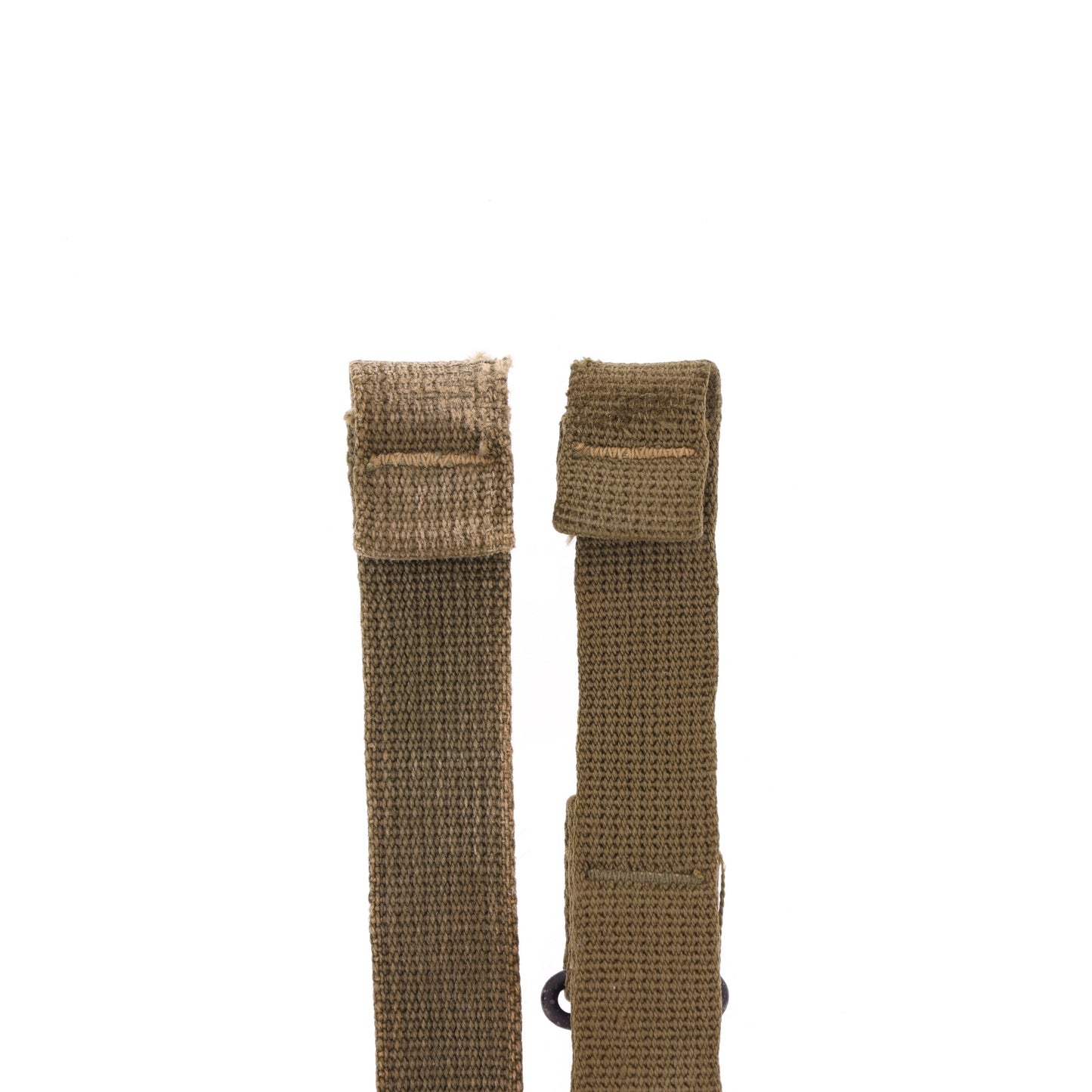 WWII U.S. M-1 Helmet Chinstraps with OD#7 Webbing