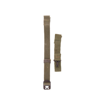 WWII U.S. M-1 Helmet Chinstraps with OD#7 Webbing