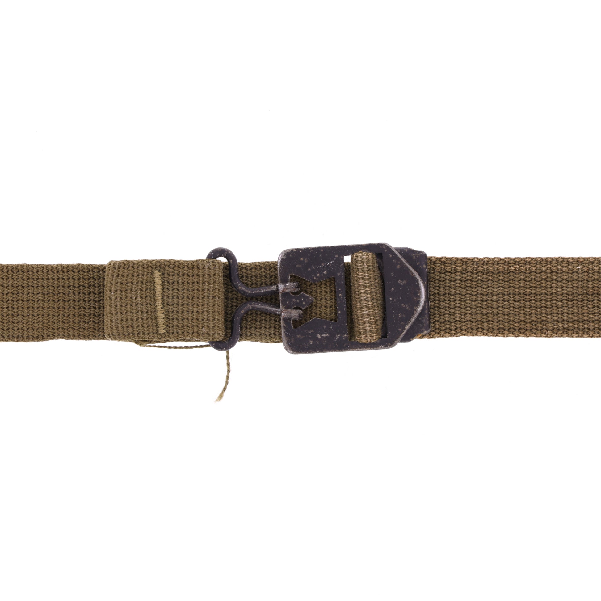 WWII U.S. M-1 Helmet Chinstraps with OD#7 Webbing