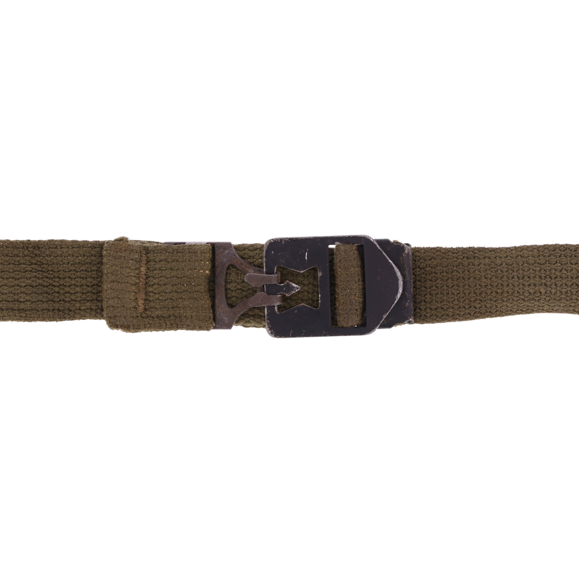 WWII U.S. M-1 Helmet Chinstraps with OD#7 Webbing