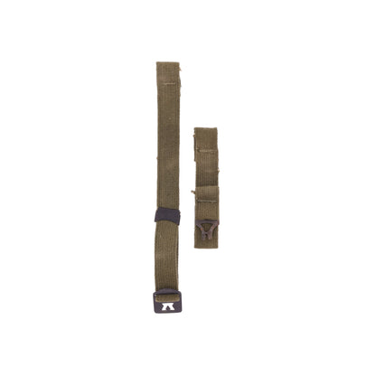WWII U.S. M-1 Helmet Chinstraps with OD#7 Webbing
