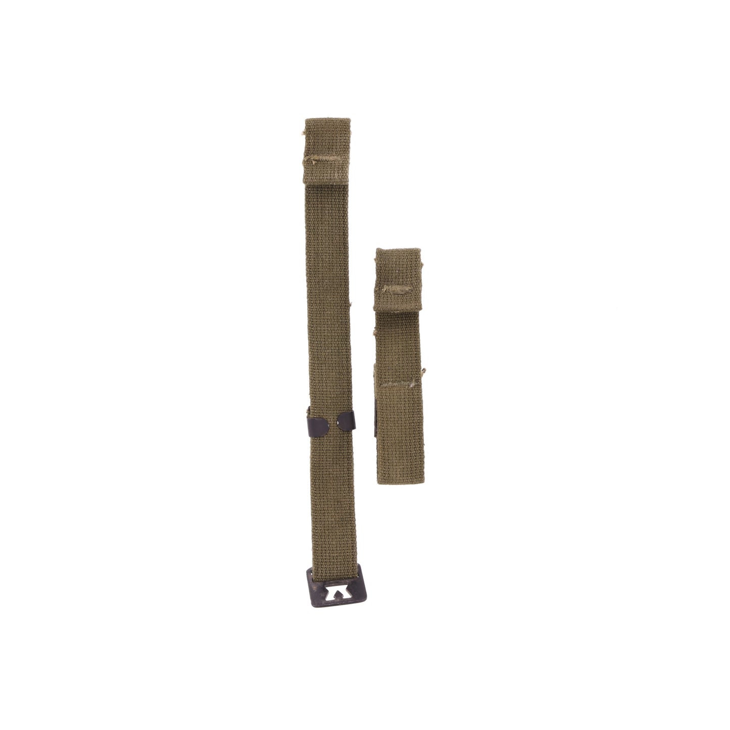 WWII U.S. M-1 Helmet Chinstraps with OD#7 Webbing