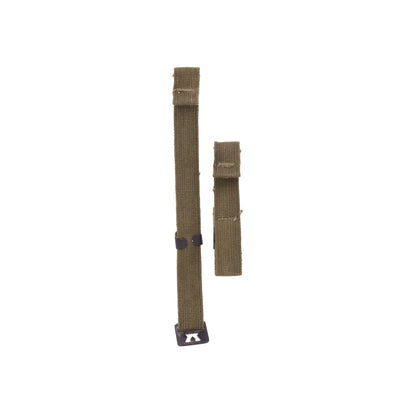 WWII U.S. M-1 Helmet Chinstraps with OD#7 Webbing
