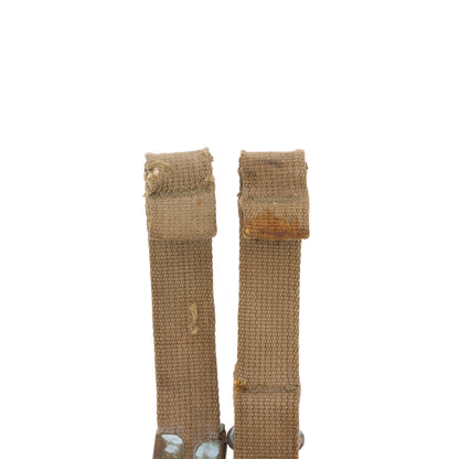 WWII U.S. M-1 Helmet Chinstraps with OD#3 Webbing