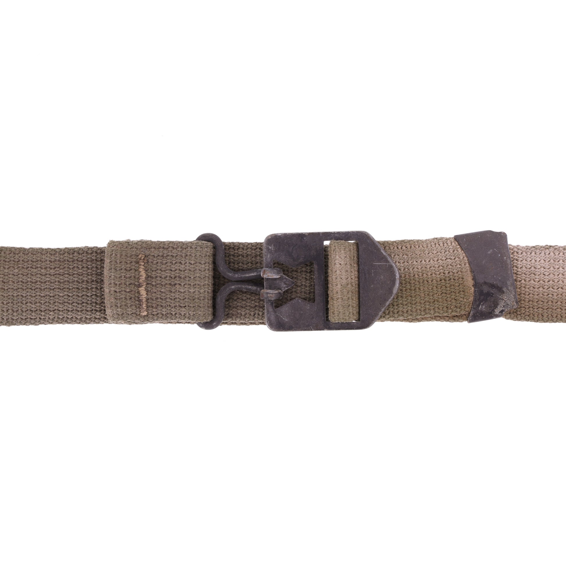 WWII U.S. M-1 Helmet Chinstraps with OD#7 Webbing