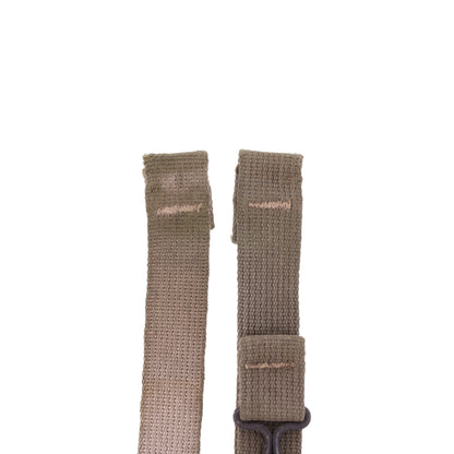 WWII U.S. M-1 Helmet Chinstraps with OD#7 Webbing