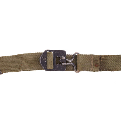 WWII U.S. M-1 Helmet Chinstraps with OD#7 Webbing
