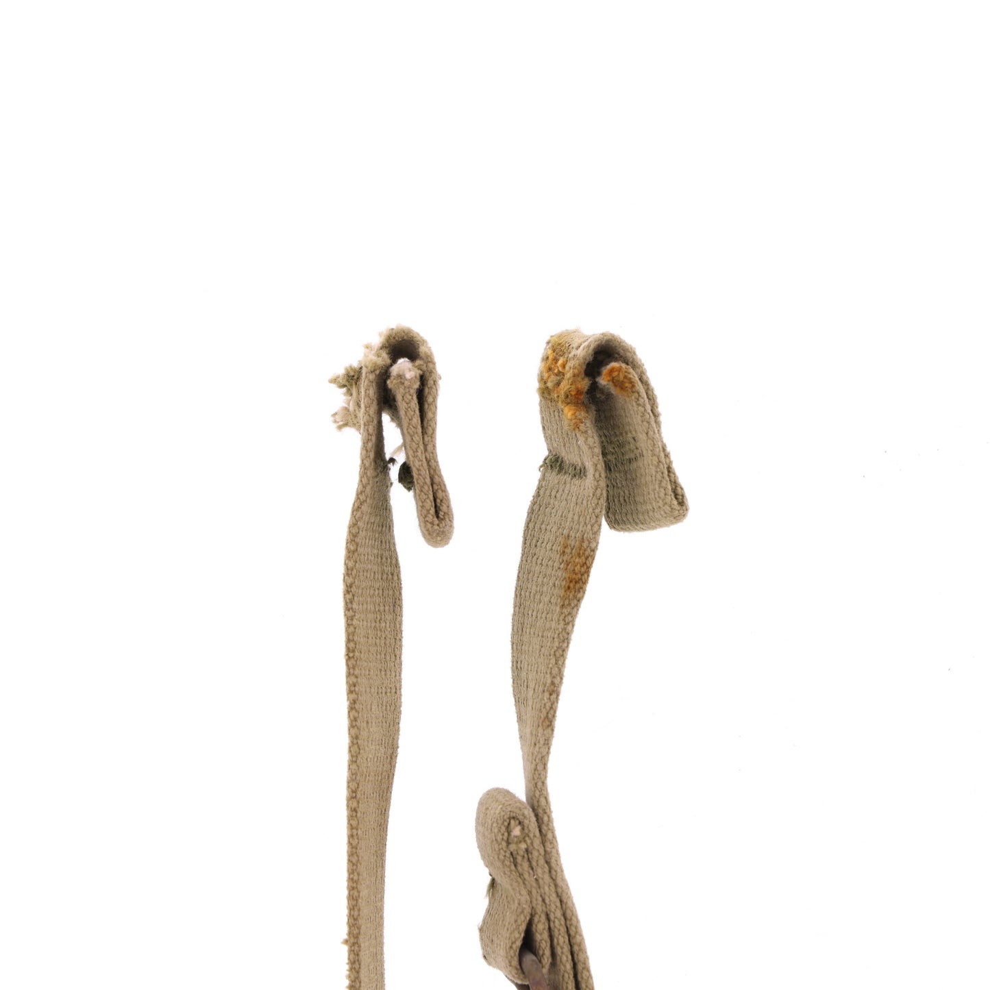 WWII U.S. M-1 Helmet Chinstraps with OD#3 Webbing