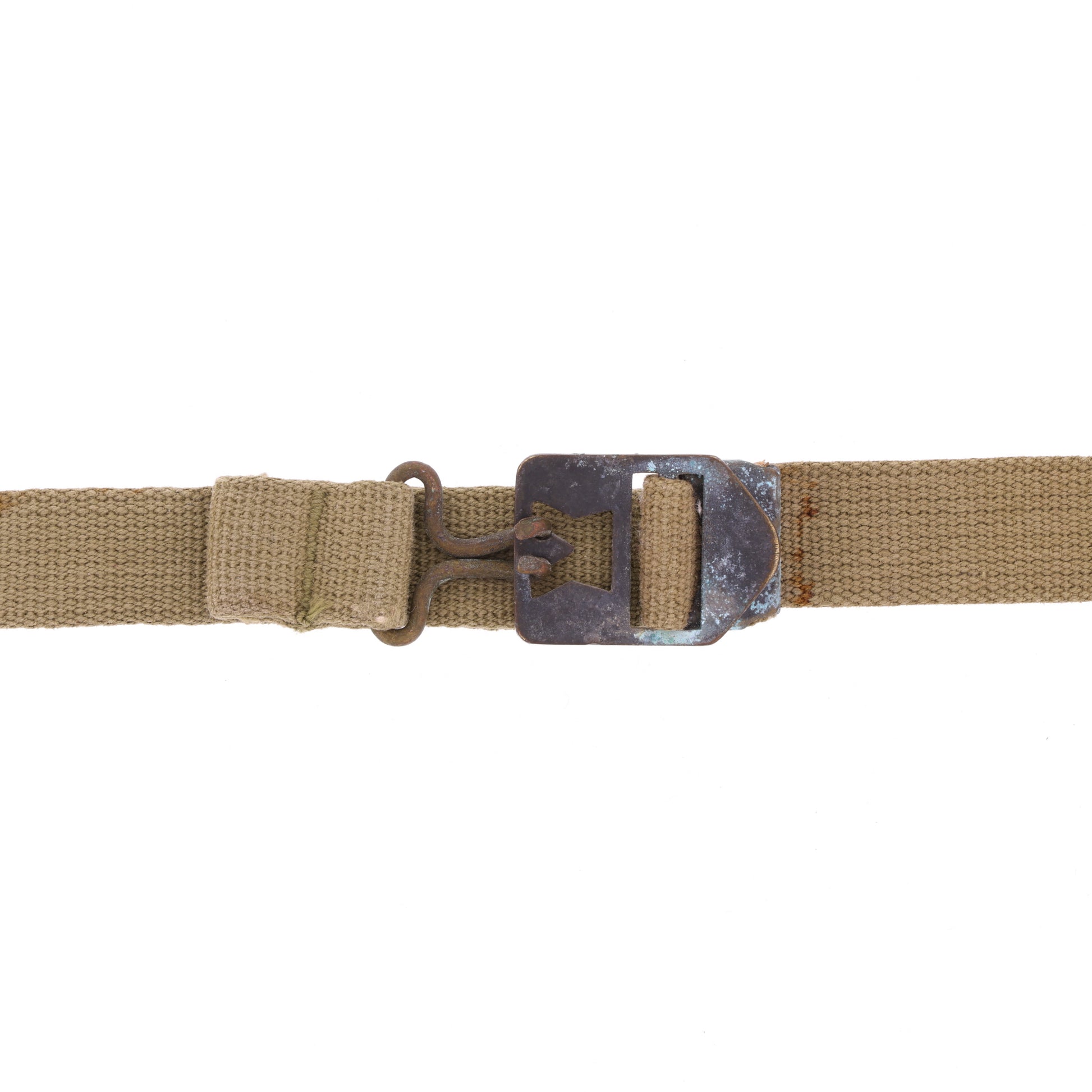 WWII U.S. M-1 Helmet Chinstraps with OD#3 Webbing