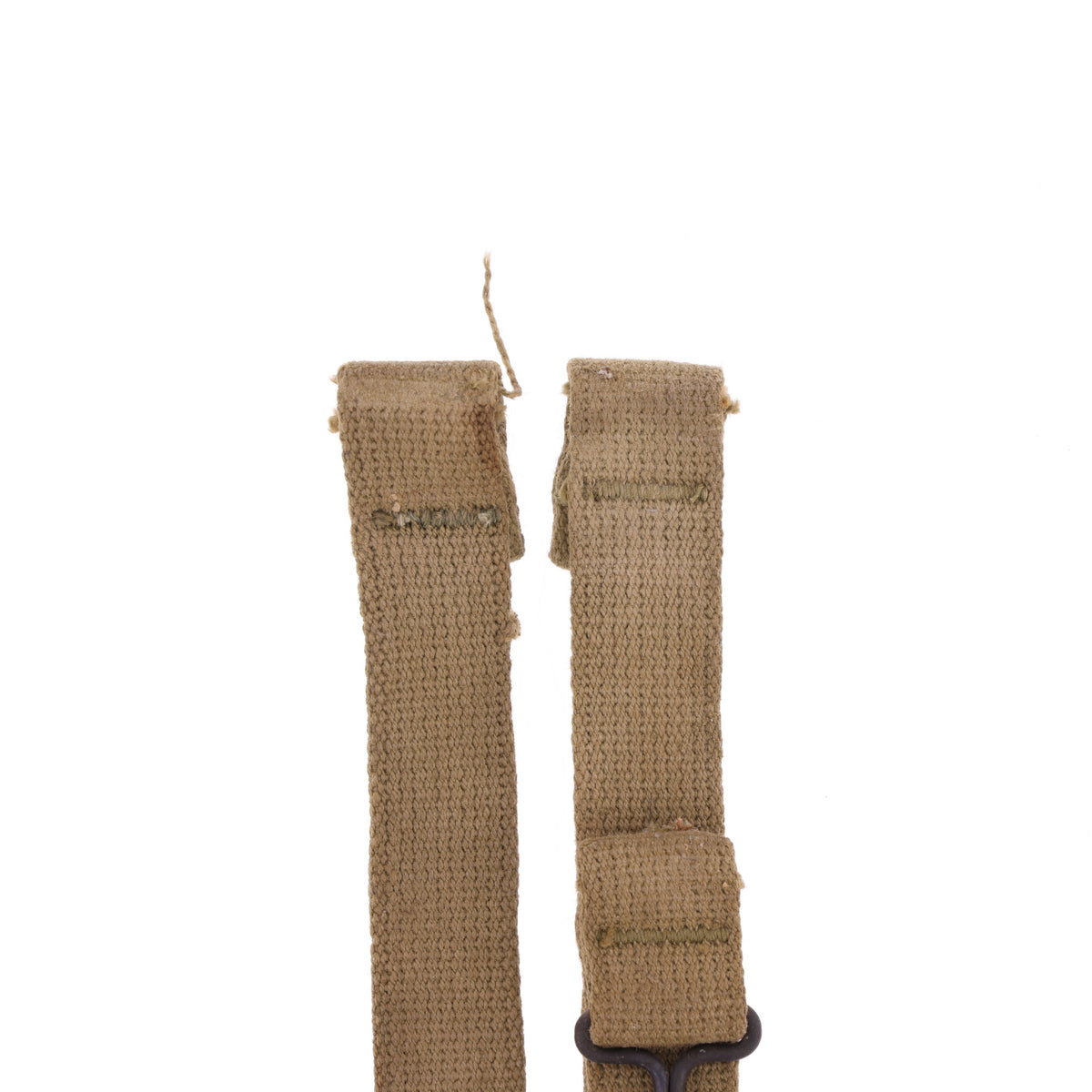 WWII U.S. M-1 Helmet Chinstraps with OD#3 Webbing