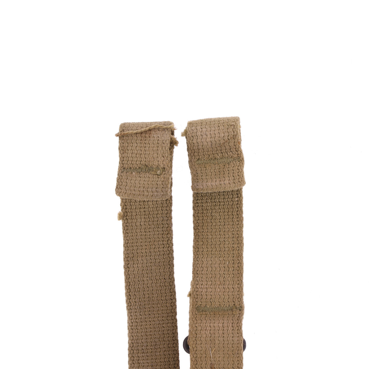 WWII U.S. M-1 Helmet Chinstraps with OD#3 Webbing