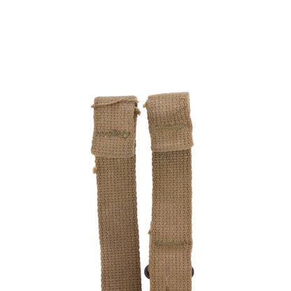 WWII U.S. M-1 Helmet Chinstraps with OD#3 Webbing