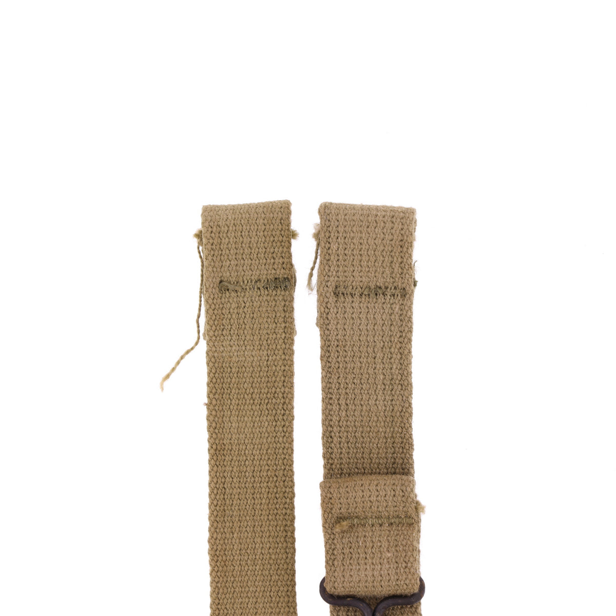WWII U.S. M-1 Helmet Chinstraps with OD#3 Webbing