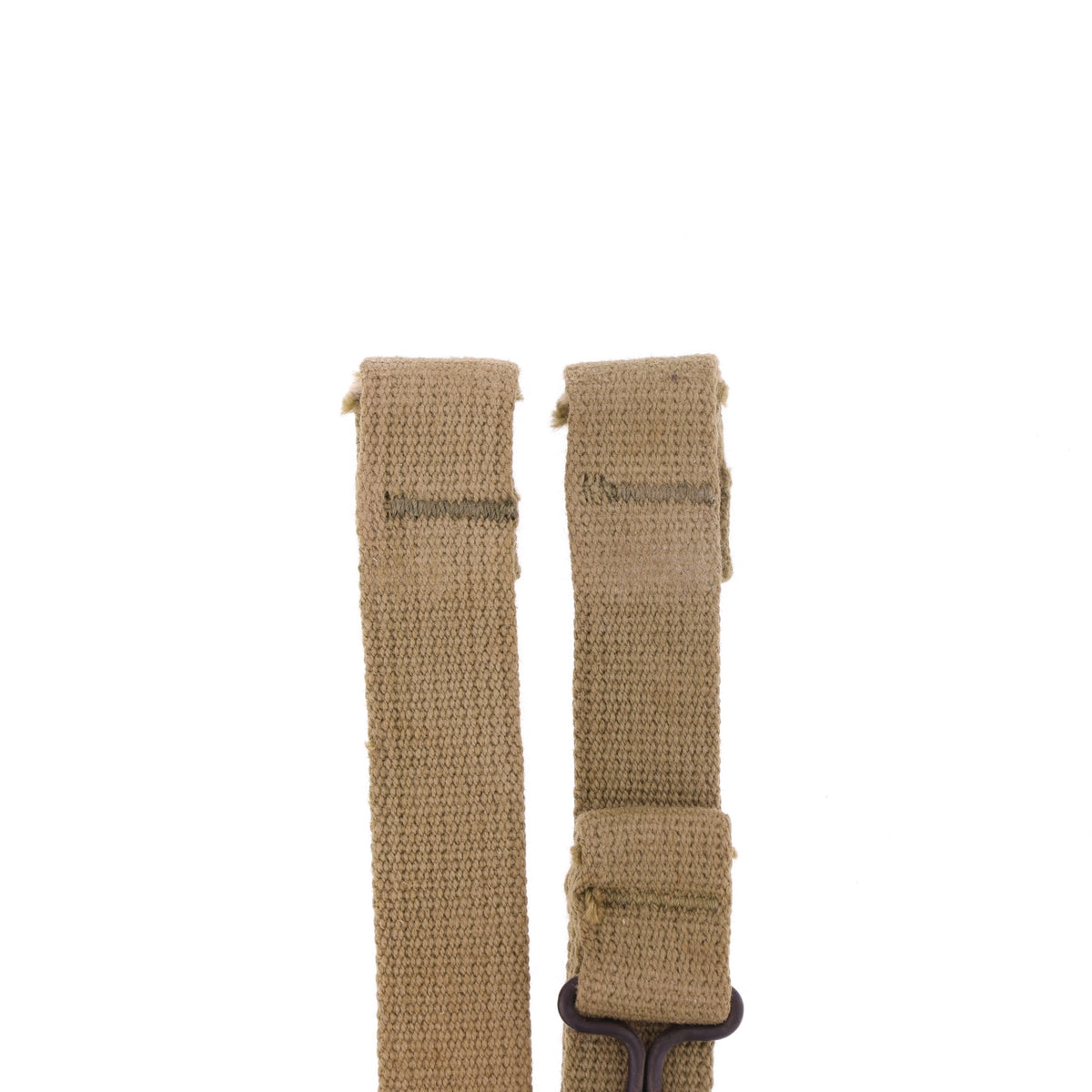 WWII U.S. M-1 Helmet Chinstraps with OD#3 Webbing