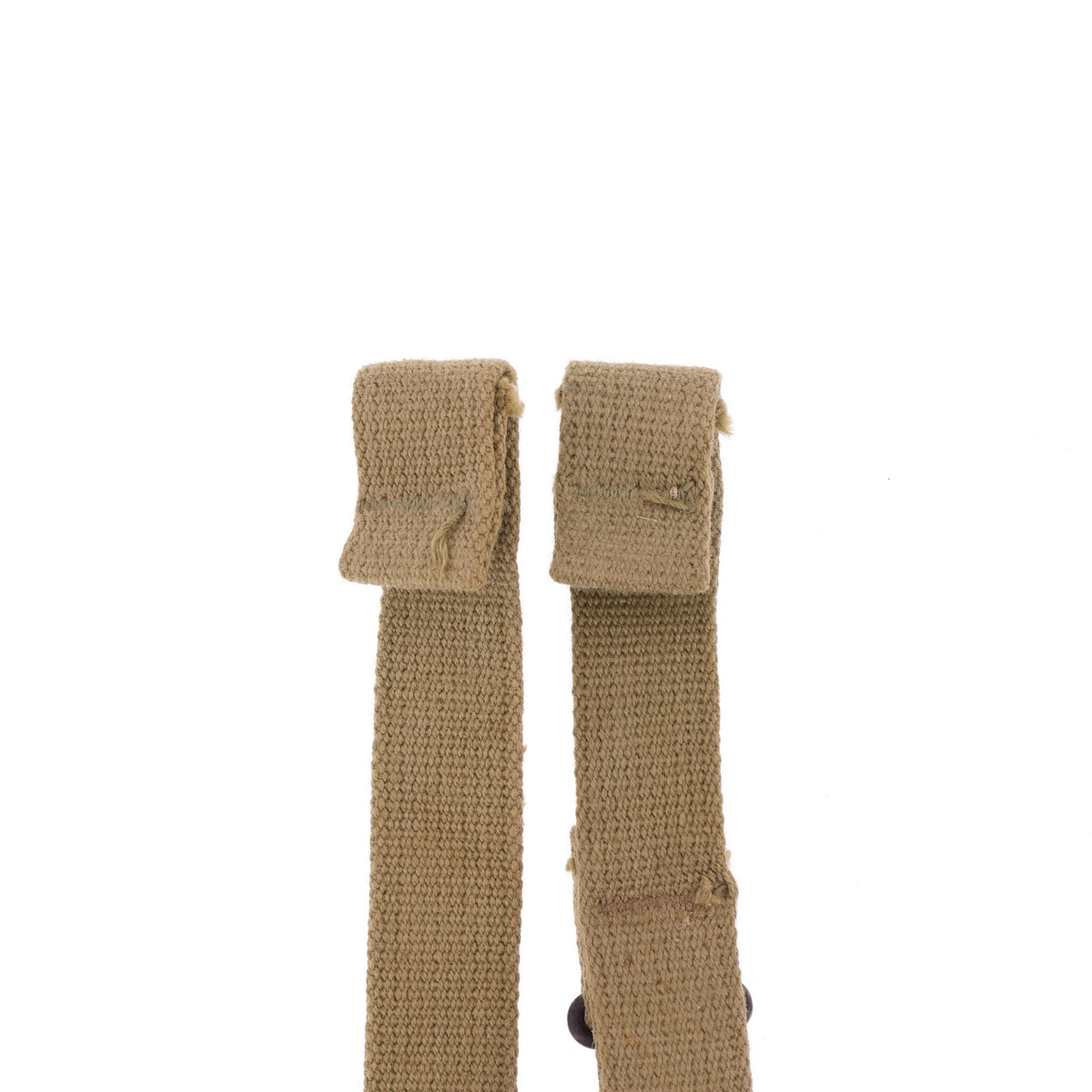 WWII U.S. M-1 Helmet Chinstraps with OD#3 Webbing