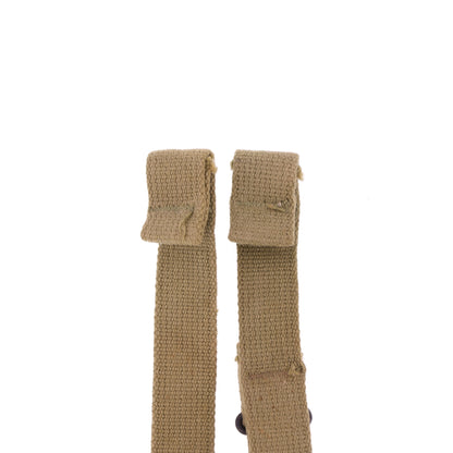 WWII U.S. M-1 Helmet Chinstraps with OD#3 Webbing