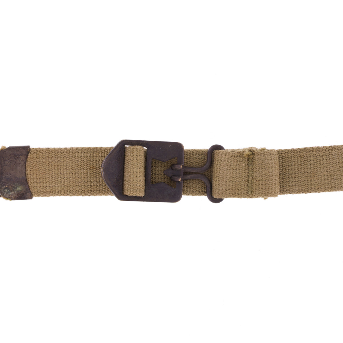 WWII U.S. M-1 Helmet Chinstraps with OD#3 Webbing