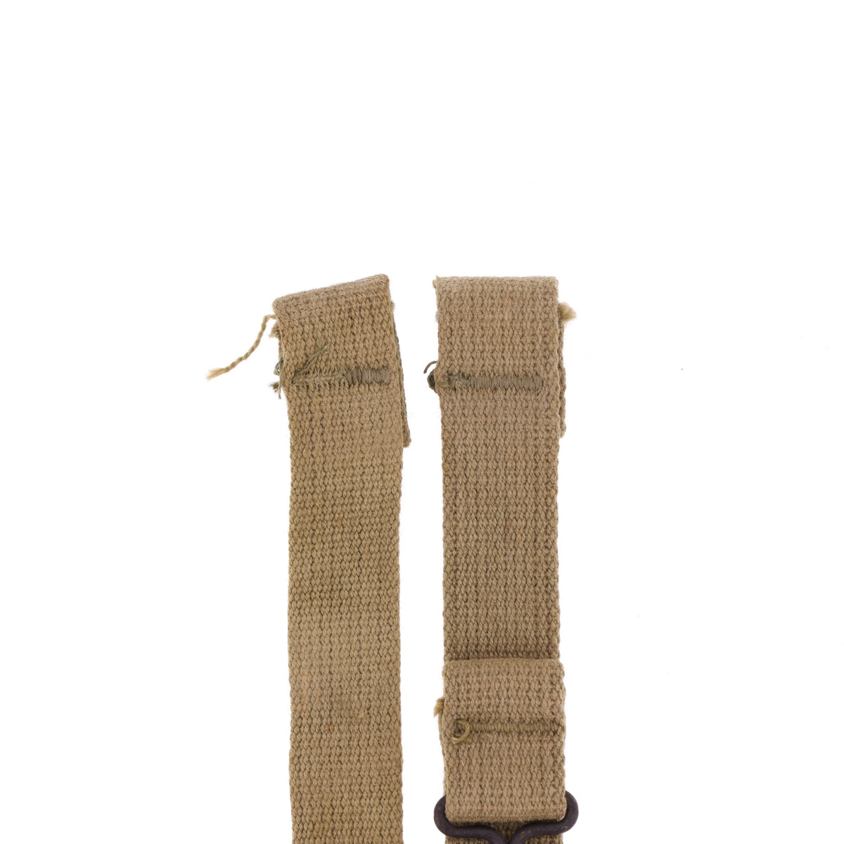 WWII U.S. M-1 Helmet Chinstraps with OD#3 Webbing
