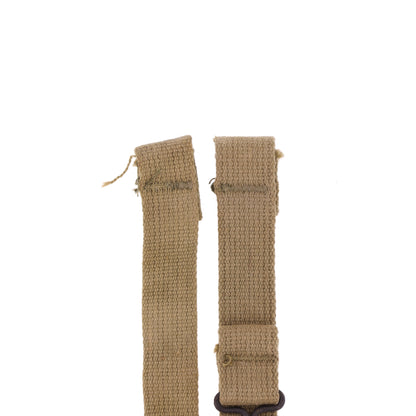 WWII U.S. M-1 Helmet Chinstraps with OD#3 Webbing