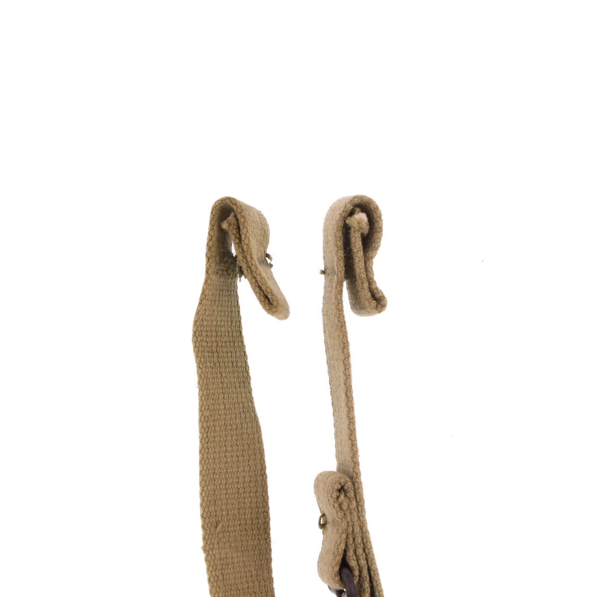 WWII U.S. M-1 Helmet Chinstraps with OD#3 Webbing