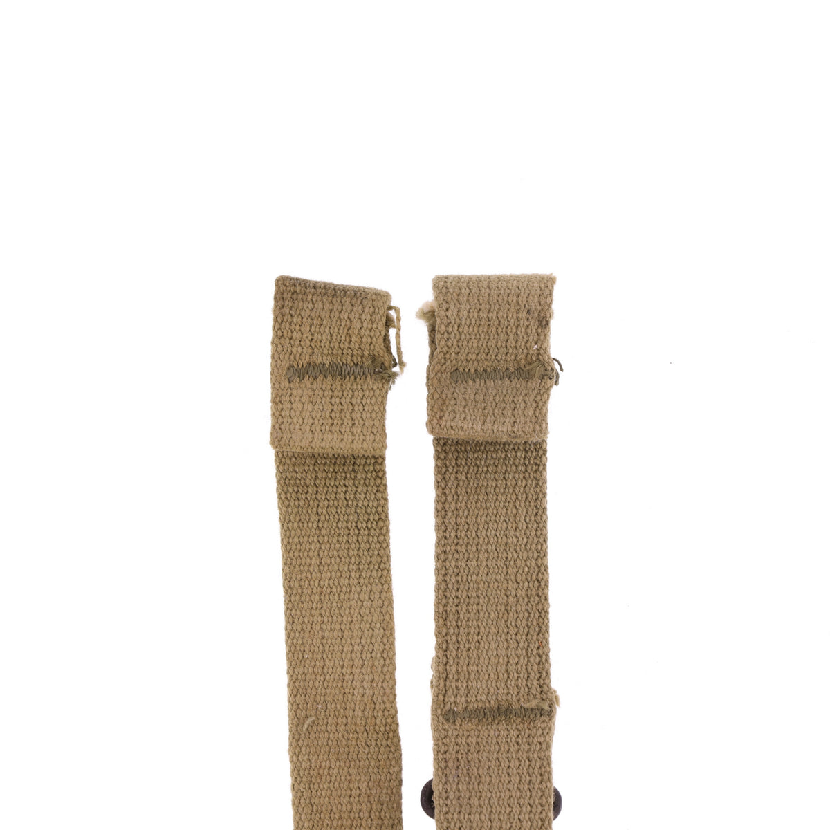WWII U.S. M-1 Helmet Chinstraps with OD#3 Webbing