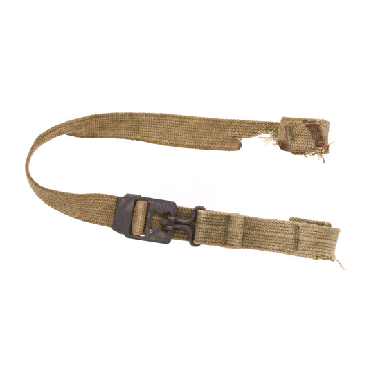 WWII U.S. M-1 Helmet Chinstraps with OD#3 Webbing