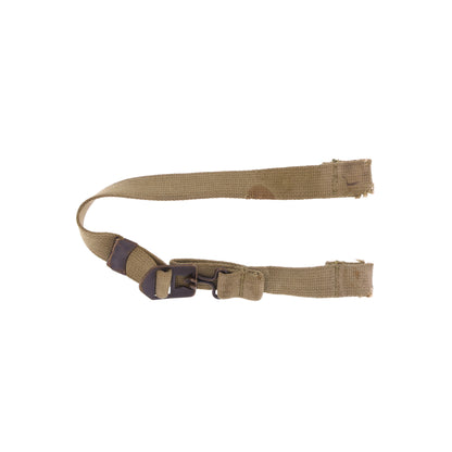 WWII U.S. M-1 Helmet Chinstraps with OD#3 Webbing