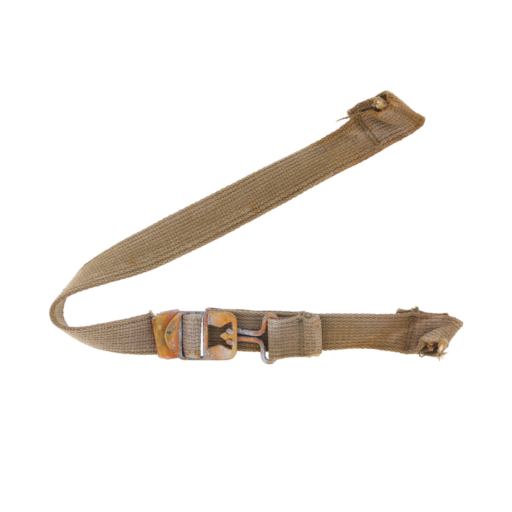 WWII U.S. M-1 Helmet Chinstraps with OD#3 Webbing